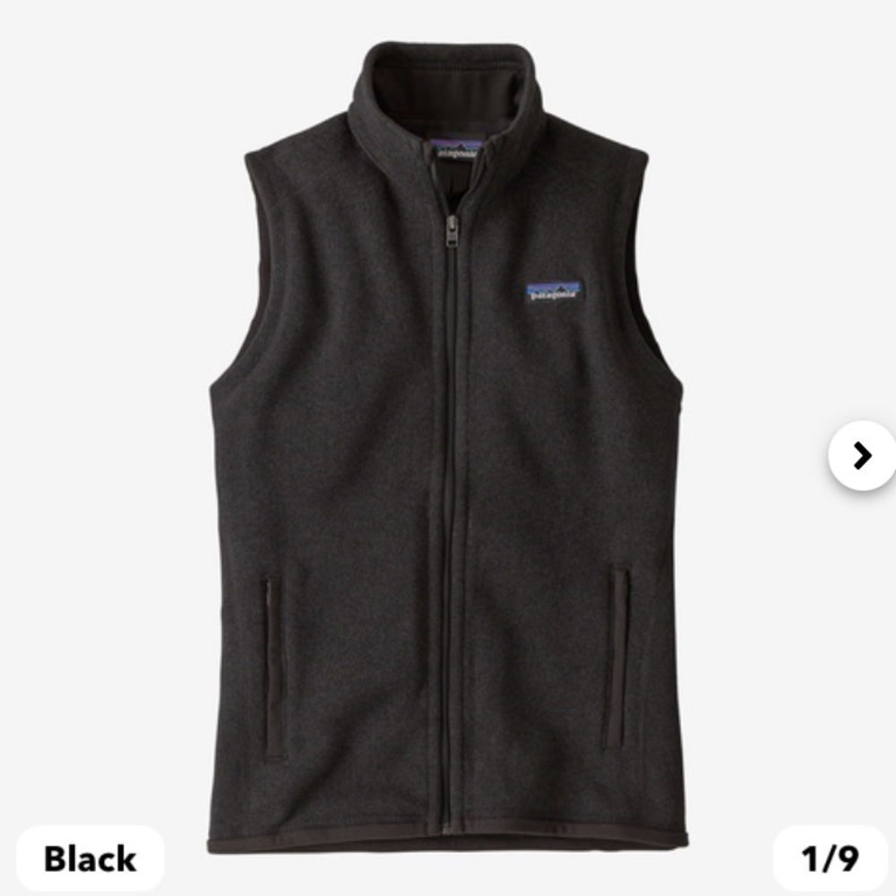 Patagonia Women's Better Sweater® Fleece Vest BLACK